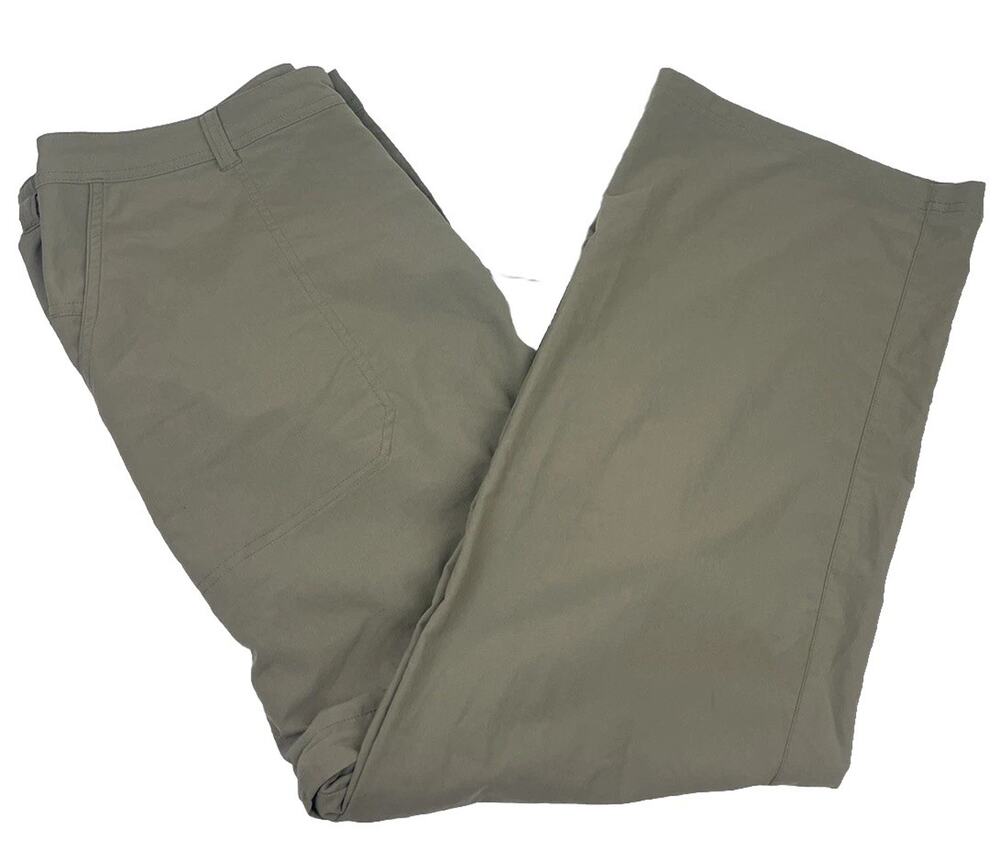 PATAGONIA Womens Convertible Hiking Trail Pants Shorts Size 10 Khaki Tan